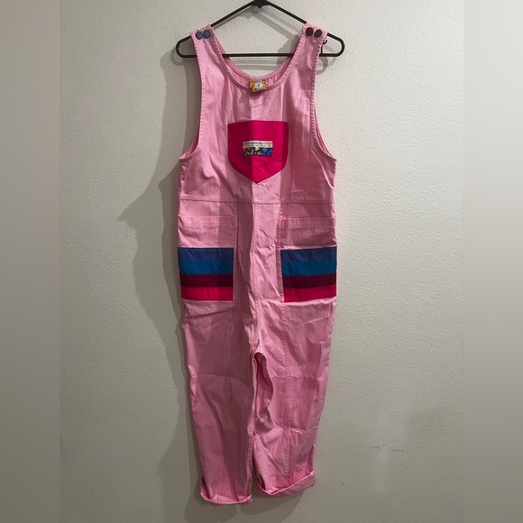 NWOT Mokuyobi Snap Tank Jumper in Berry - Picture 2 of 5